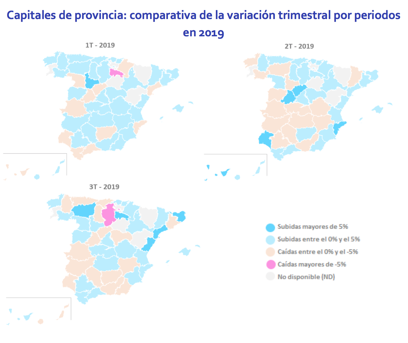 Índice Fotocasa: El precio de la vivienda en alquiler baja un 3,3 % en España en el tercer trimestre