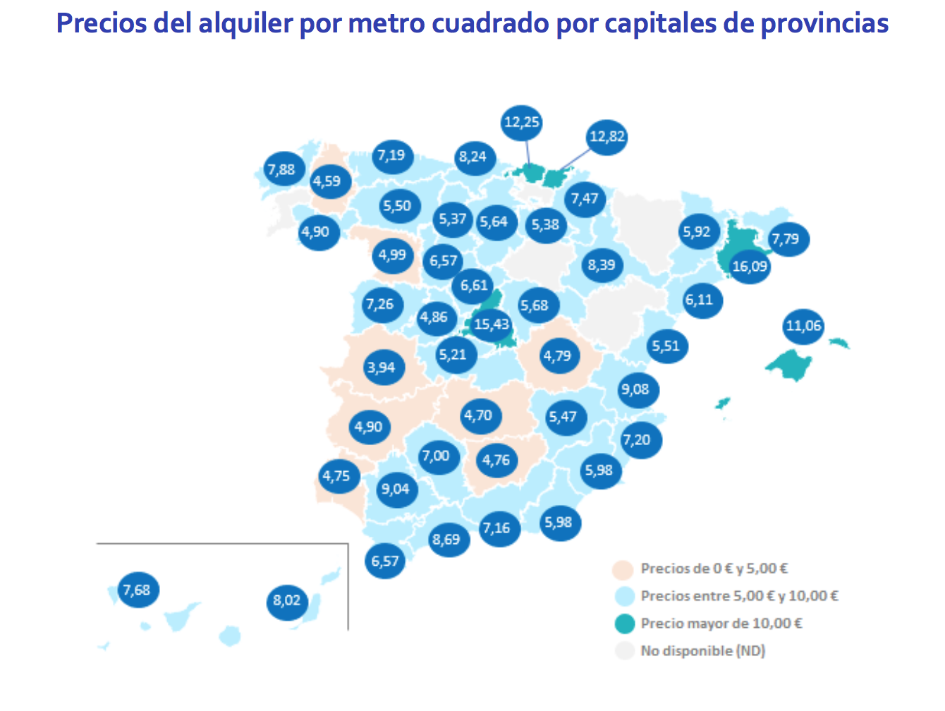 Índice Fotocasa: El precio de la vivienda en alquiler baja un 3,3 % en España en el tercer trimestre