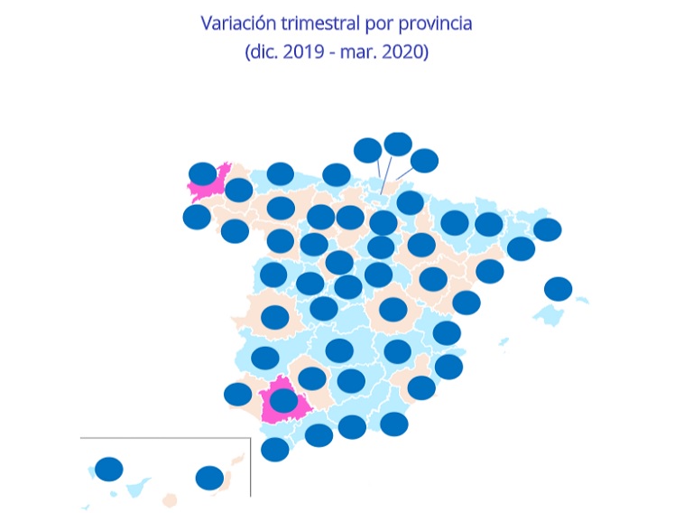 El precio de la vivienda en España se mantiene estable en el primer trimestre de 2020