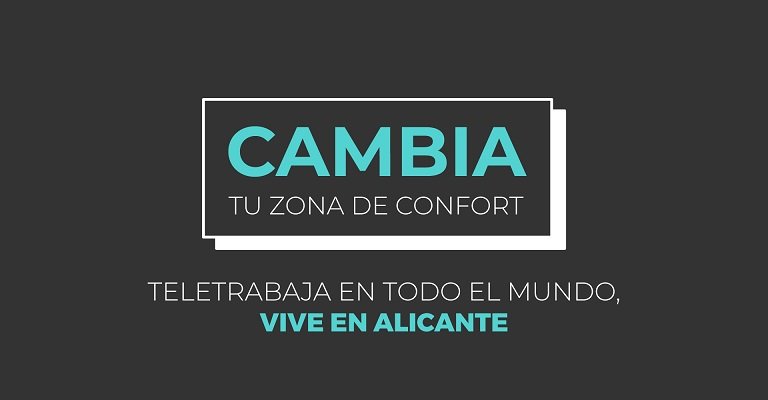 Teletrabaja en todo el mundo, vive en Alicante