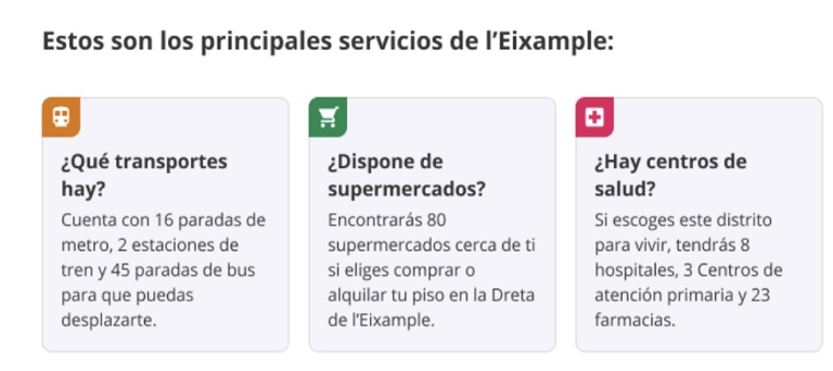 Geo Advisor, la funcionalidad con toda la información sobre el barrio en el que quieres vivir