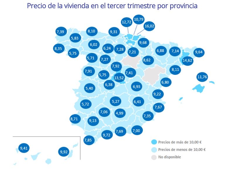 El precio del alquiler vuelve a caer: desciende un -2,9% trimestral y un -5,6% interanual