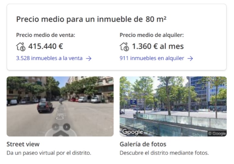 “Guía de barrios”, la funcionalidad con toda la información sobre el barrio en el que quieres vivir
