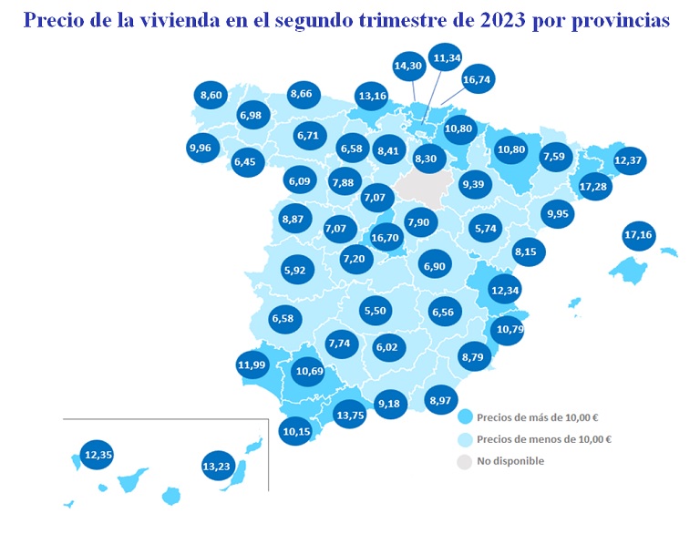 El alquiler sube un 0,5% trimestral en España en el segundo trimestre