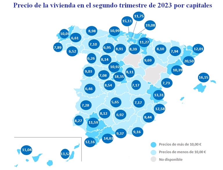 El alquiler sube un 0,5% trimestral en España en el segundo trimestre