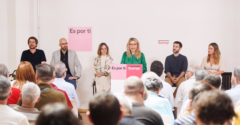 Sumar propone alcanzar dos millones de viviendas sociales en alquiler, a razón de 200.000 inmuebles al año