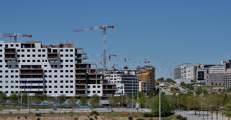 Los visados de obra nueva aumentaron un 11,7% en enero en tasa anual, hasta los 9.430