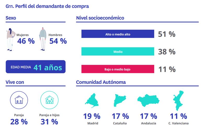 perfil demandante compra España