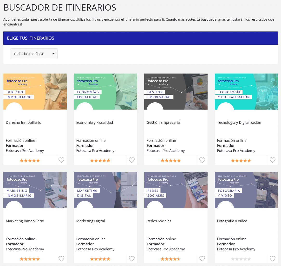Fotocasa Pro Academy formación