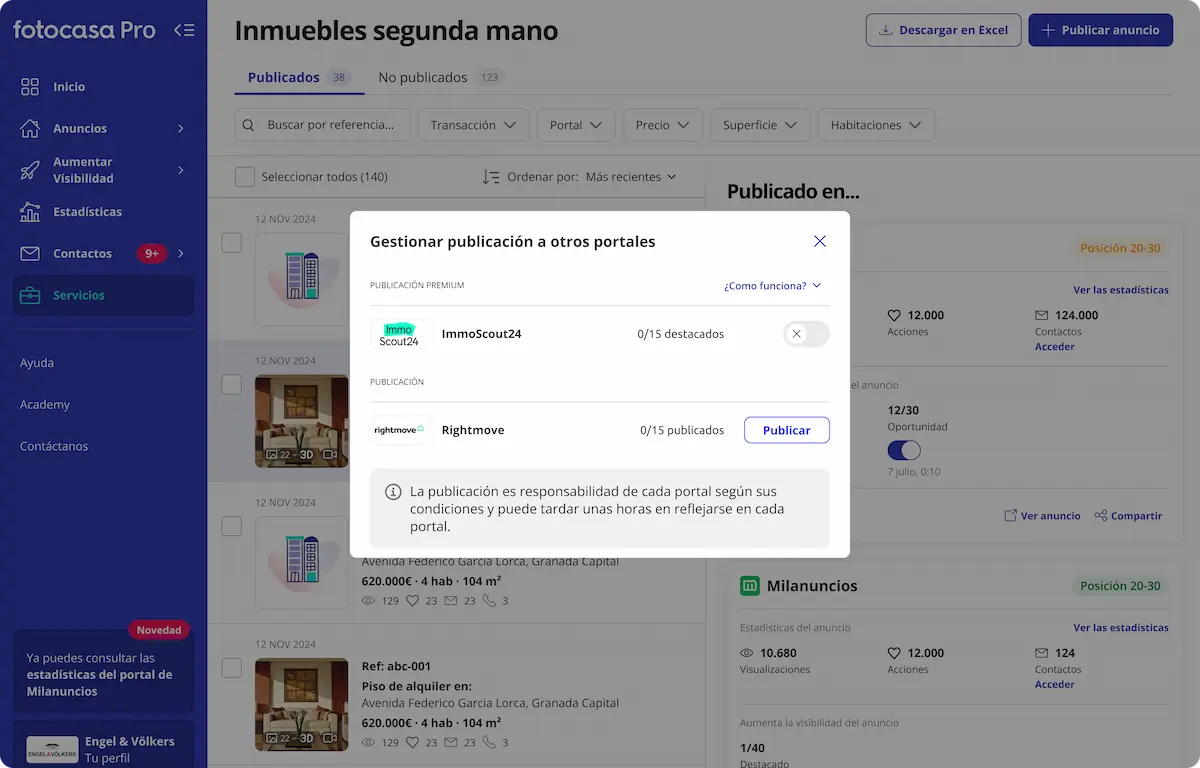 pack internacional fotocasa pro